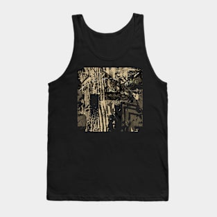 Vintage Shabby Architecture Structure Tank Top